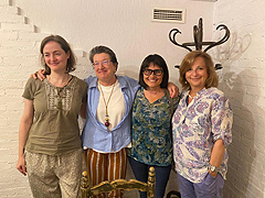 2022 con Amparo Domingo, Pilar Parreño y Rosa M. Rodríguez Magda